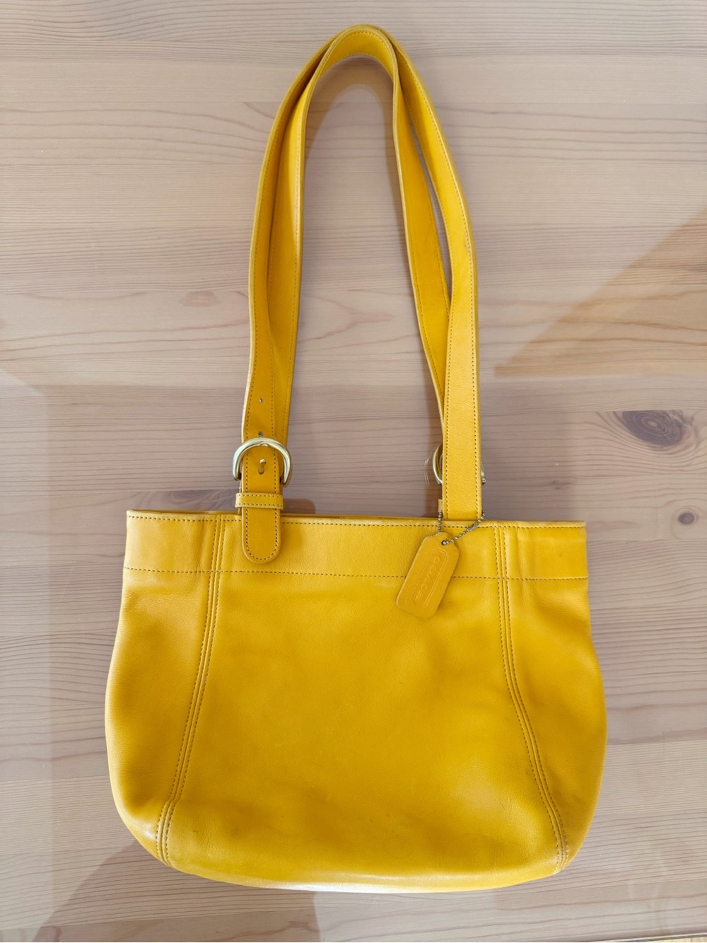 Vintage Coach Soho Buckle Bag 4157, Yellow, Costa Rica READ